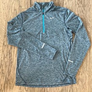 Nike Running Dri-Fit quarter zip perfect for runs in cool weather.